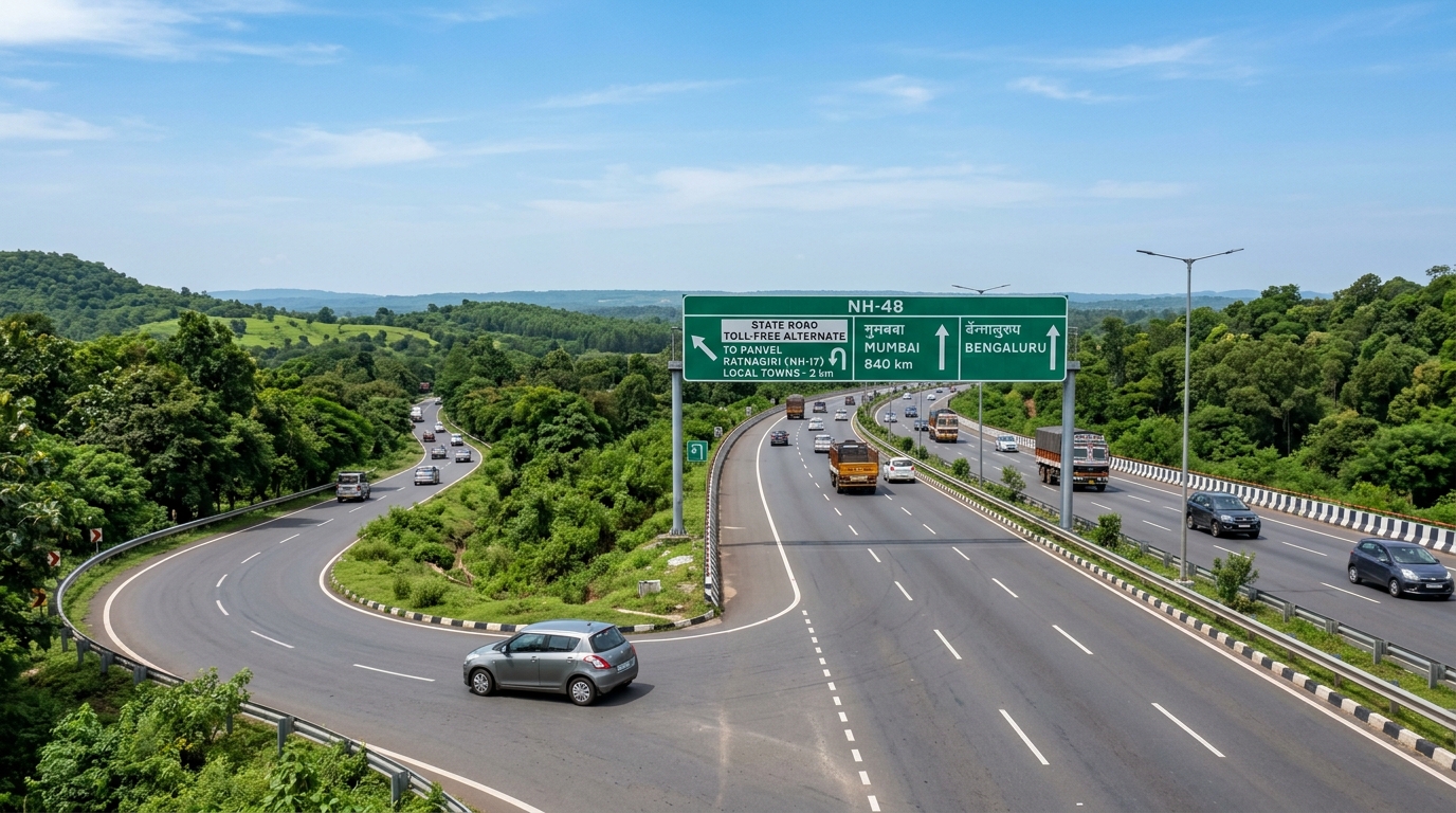 TollFreeRoads India - Alternate toll-free highway routing and bypass navigation